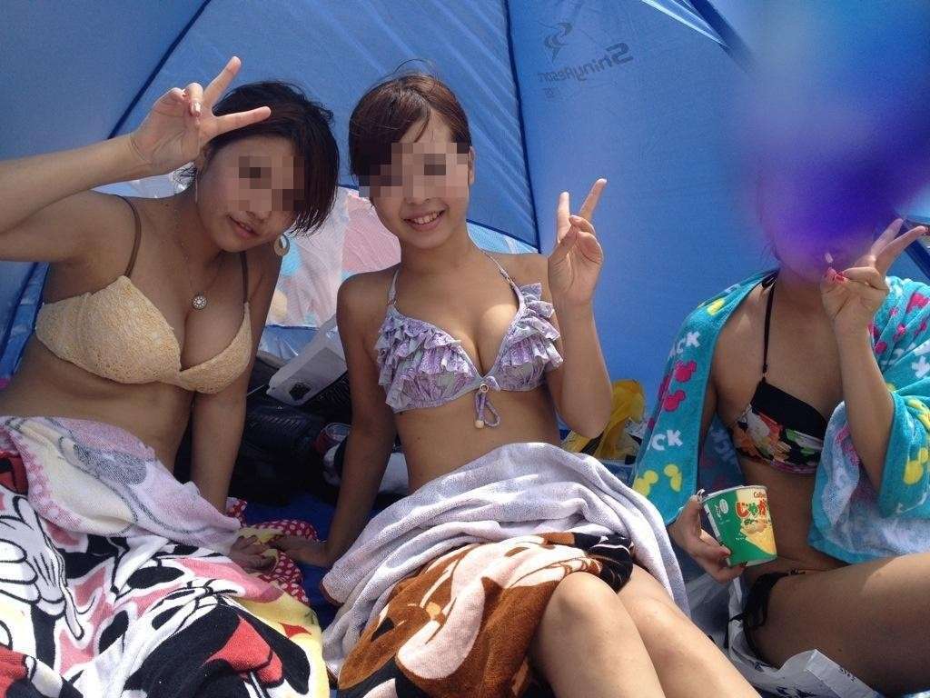 【エロ画像】夏だし暑すぎるから素人水着でも見てシコろうぜwww3